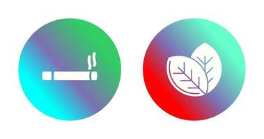 Smoking and Tobaccon Icon vector