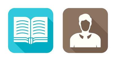 Book and Judge Icon vector