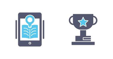 Library and Prize Icon vector