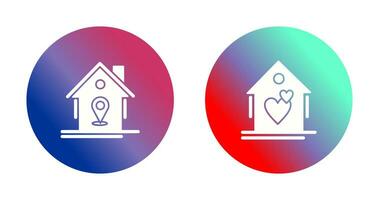 Location and Favorite Icon vector