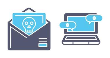 Spam and Infected Icon vector