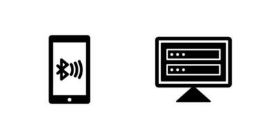 Computing Cloud and Mail Icon vector