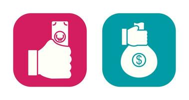 casg and money sharing  Icon vector