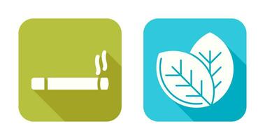 Smoking and Tobaccon Icon vector