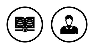 Book and Judge Icon vector