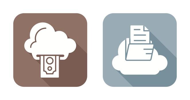 Cloud Computing and Cloud  Icon vector