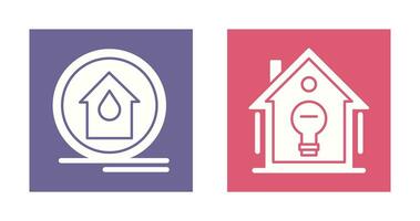 Fire Alarm and Home Automation Icon vector