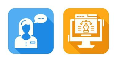 Consulting and Web Design Icon vector