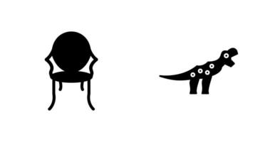 Ancient and Dinosaur Icon vector