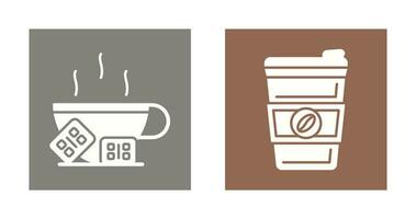 Hot Chocolate and Coffee Icon vector