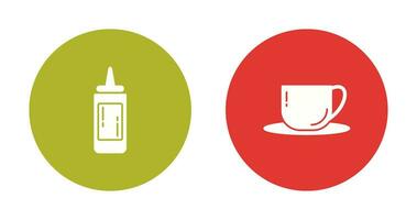 Sauce and Tea Icon vector