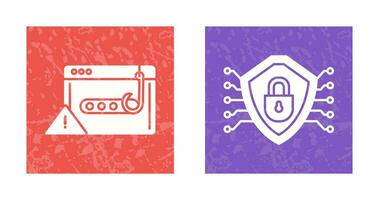 Phishing Password and Security Icon vector