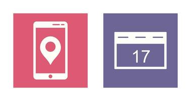 Gps Service and Event Management Icon vector
