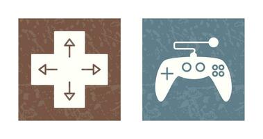 Direction Key and Gaming Control Icon vector