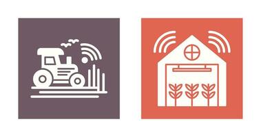 Cultivation and Warehouse Icon vector