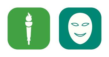 Museum Torch and Ancient Icon vector