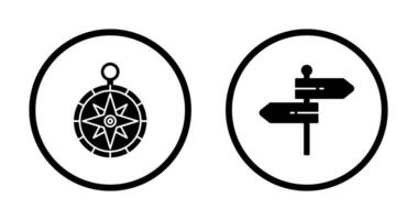 Compass and Direction Icon vector