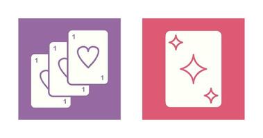 cubierta de tarjeta y tarjeta icono vector