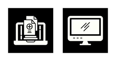 Screen and Add Icon vector