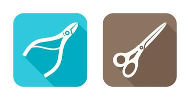 Nippers and Scissors Icon vector