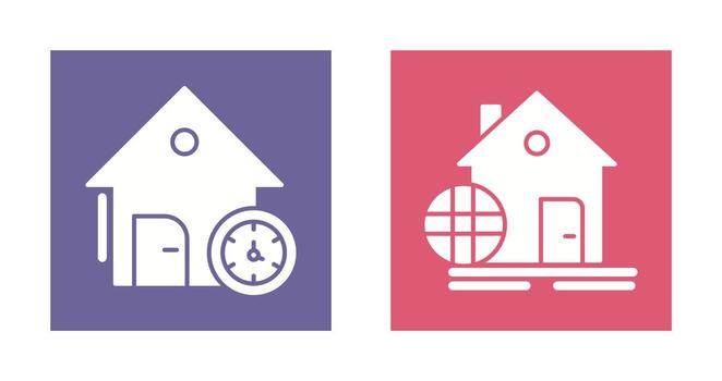 Time and Web Development Icon vector