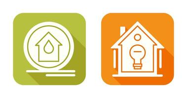 Fire Alarm and Home Automation Icon vector