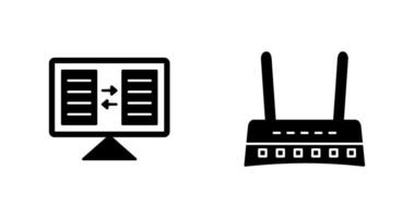 codificación y vector icono