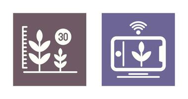 Growth and Device Icon vector