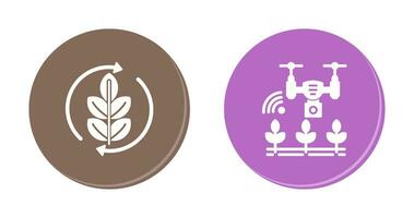 Agronomy and Smart Farm Icon vector