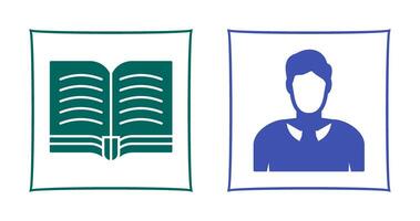 Book and Judge Icon vector