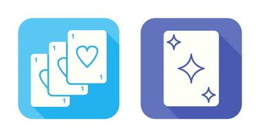 Deck of Card and Card Icon vector