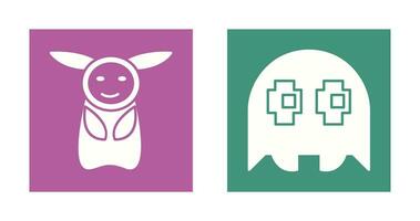 Game Character and Game Character Icon vector