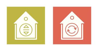 Lift and Rotate Icon vector