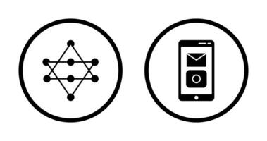 Networks and Mobile Applications Icon vector