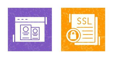 User and Protection Icon vector