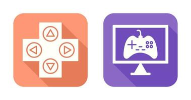 Gaming Control and Online Games Icon vector