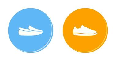 Mens Loafers and Casual Shoes Icon vector