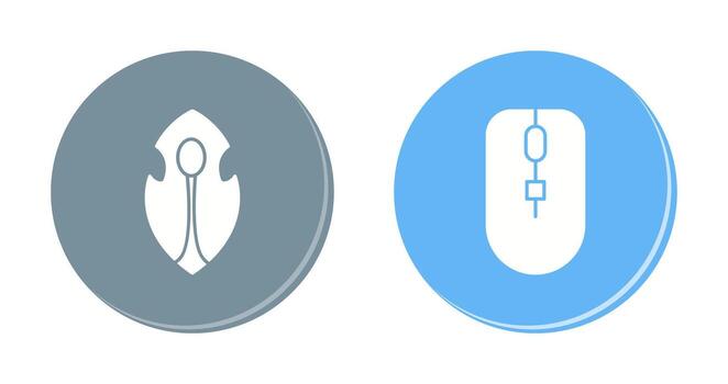 juego personaje y ratón icono vector