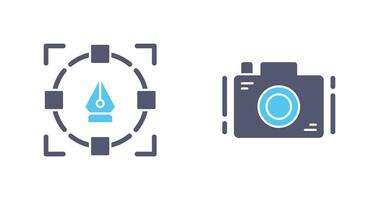 Camera and vector Icon