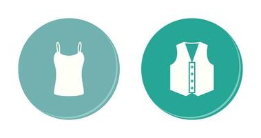 Ladies Vest and safety Icon vector