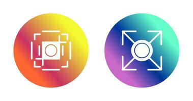 crop and expand Icon vector