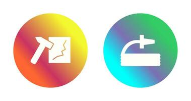 break glass and hose  Icon vector