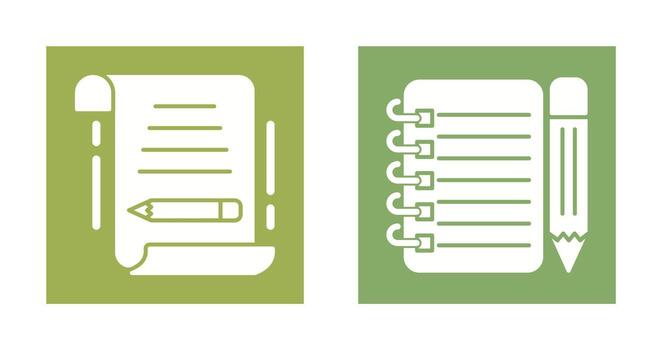 write and checklist Icon vector