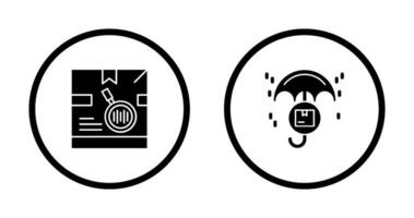 tracking code and protection Icon vector