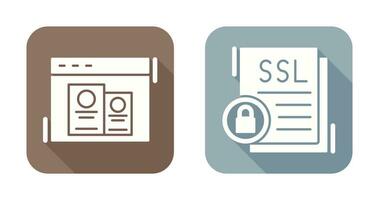 User and Protection Icon vector