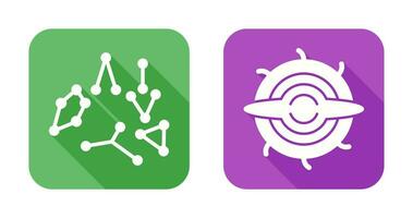 constellation and blackhole Icon vector