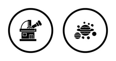 observatory and planets Icon vector