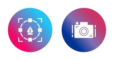 Camera and vector Icon