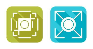 crop and expand Icon vector