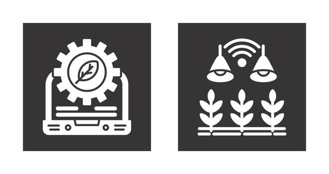 Setting and Light Icon vector